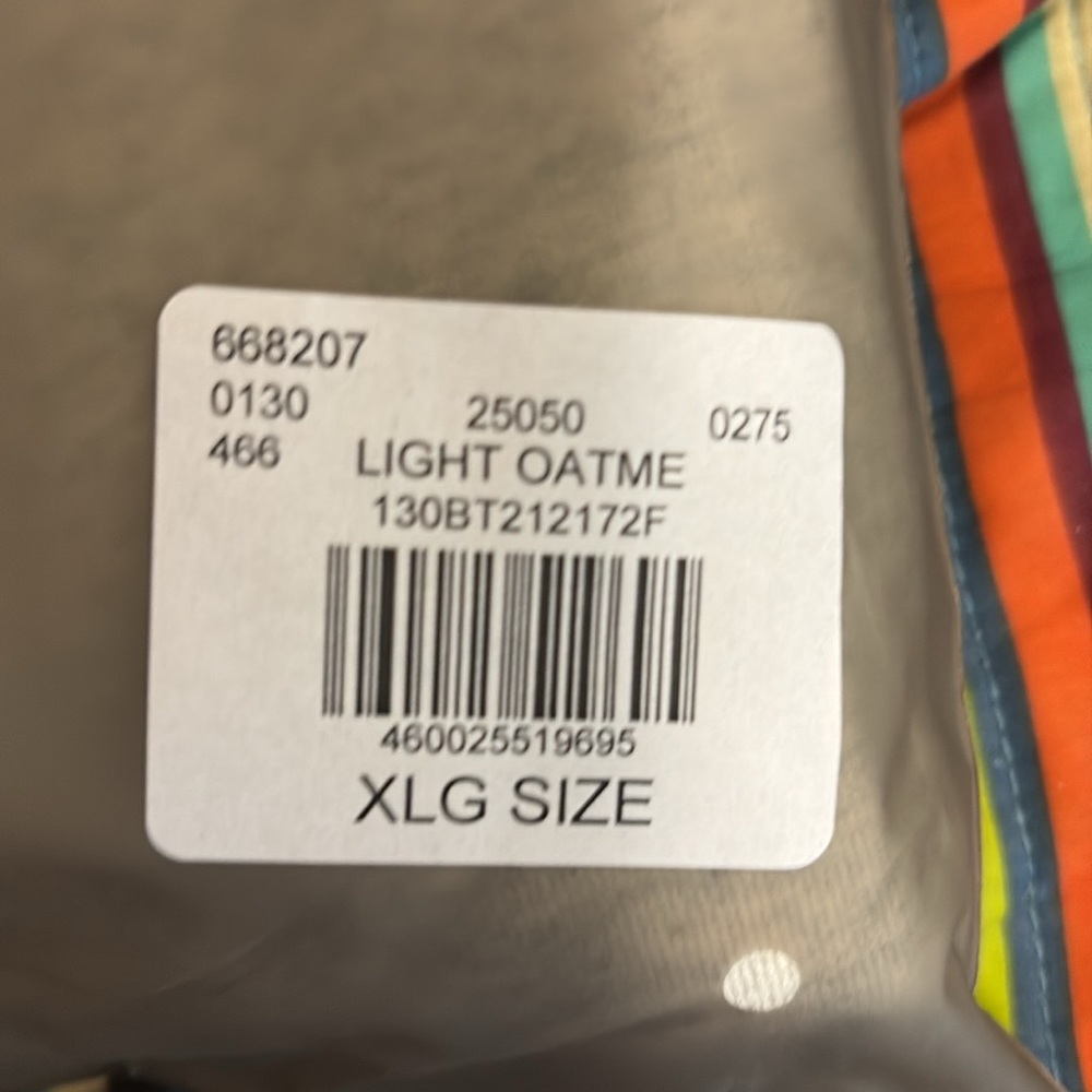 Fear of God Essentials light oatmeal Sweatpants Relaxed Fit Cotton-Blend XL new - Picture 16 of 16